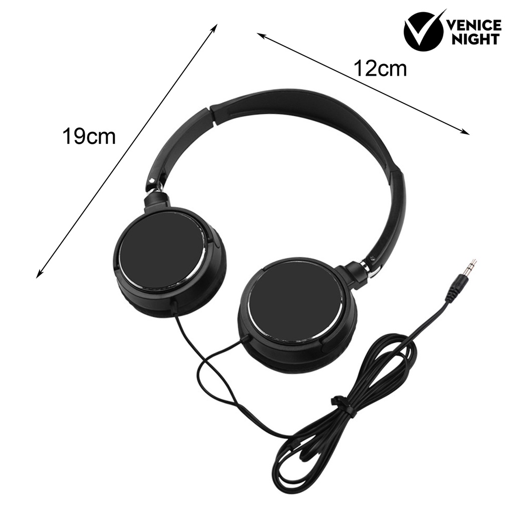 (VNEP) (Berkabel) Headset Over Ear HiFi Stereo Sound Portable Universal Untuk Handphone