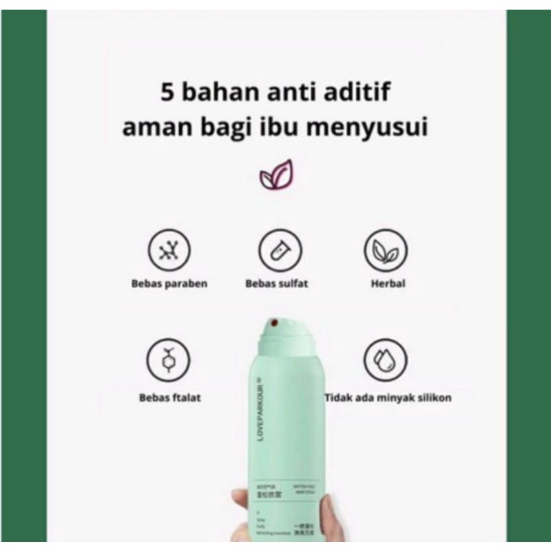 Dry Shampoo Semprotan Rambut Kering Untuk Mengembangkan Rambut Minyak Rambut