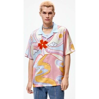 KEMEJA PRIA ZARA MOTIF