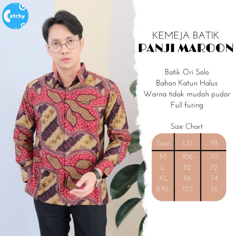 KEMEJA BATIK PRIA PANJANG / BATIK SOLO / BATIK MOTIF TERBARU