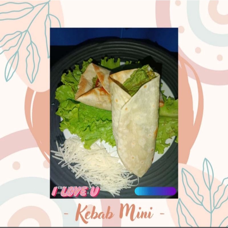 

DEB tortilla mini kulit kebab kecil mini 15 cm 1pack isi 50pcs