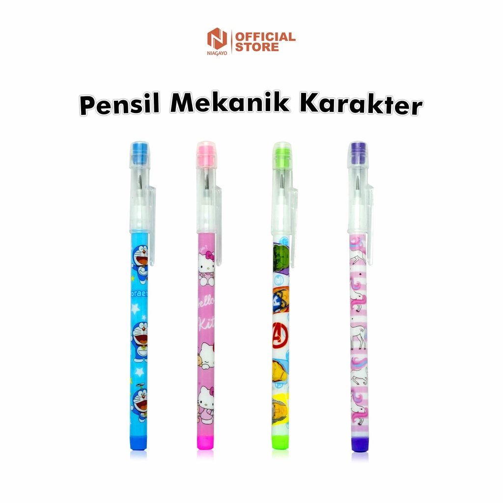 

Pensil Susun Anak Mekanik Susun Sambung Alat Tulis Motif Karakter