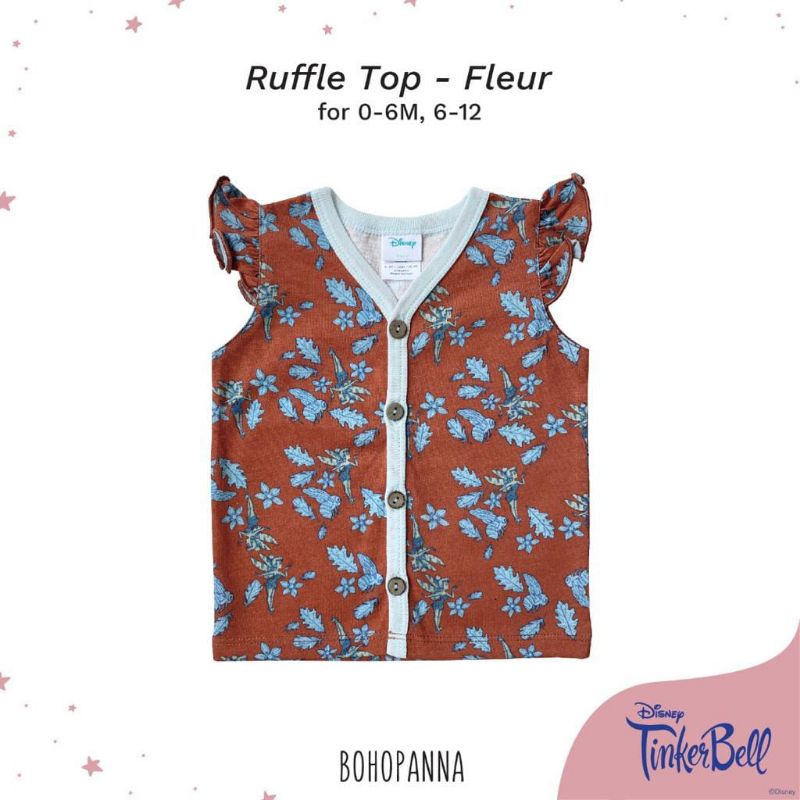 BOHOPANNA RUFFLE TOP DISNEY