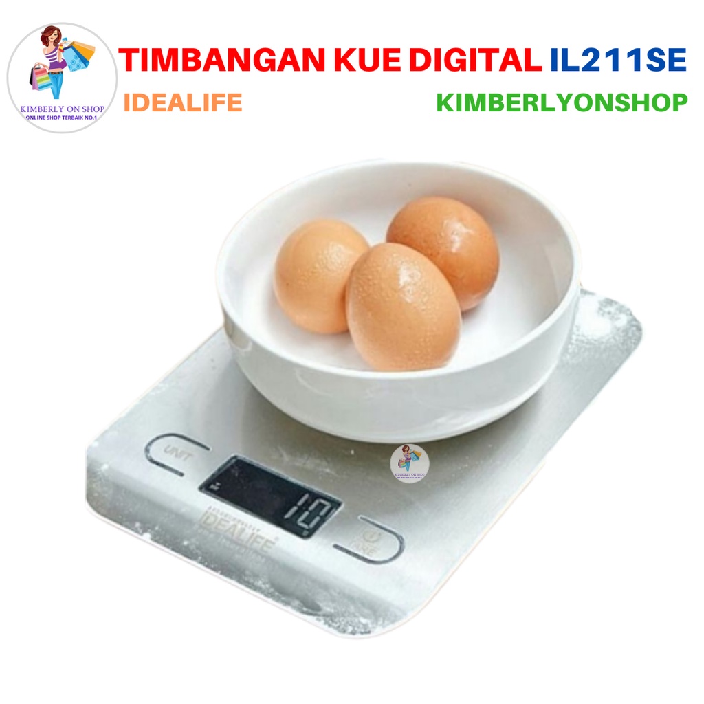 Timbangan kue Digital Kitchen scale 5kg/1gr IL 211SE IDEALIFE