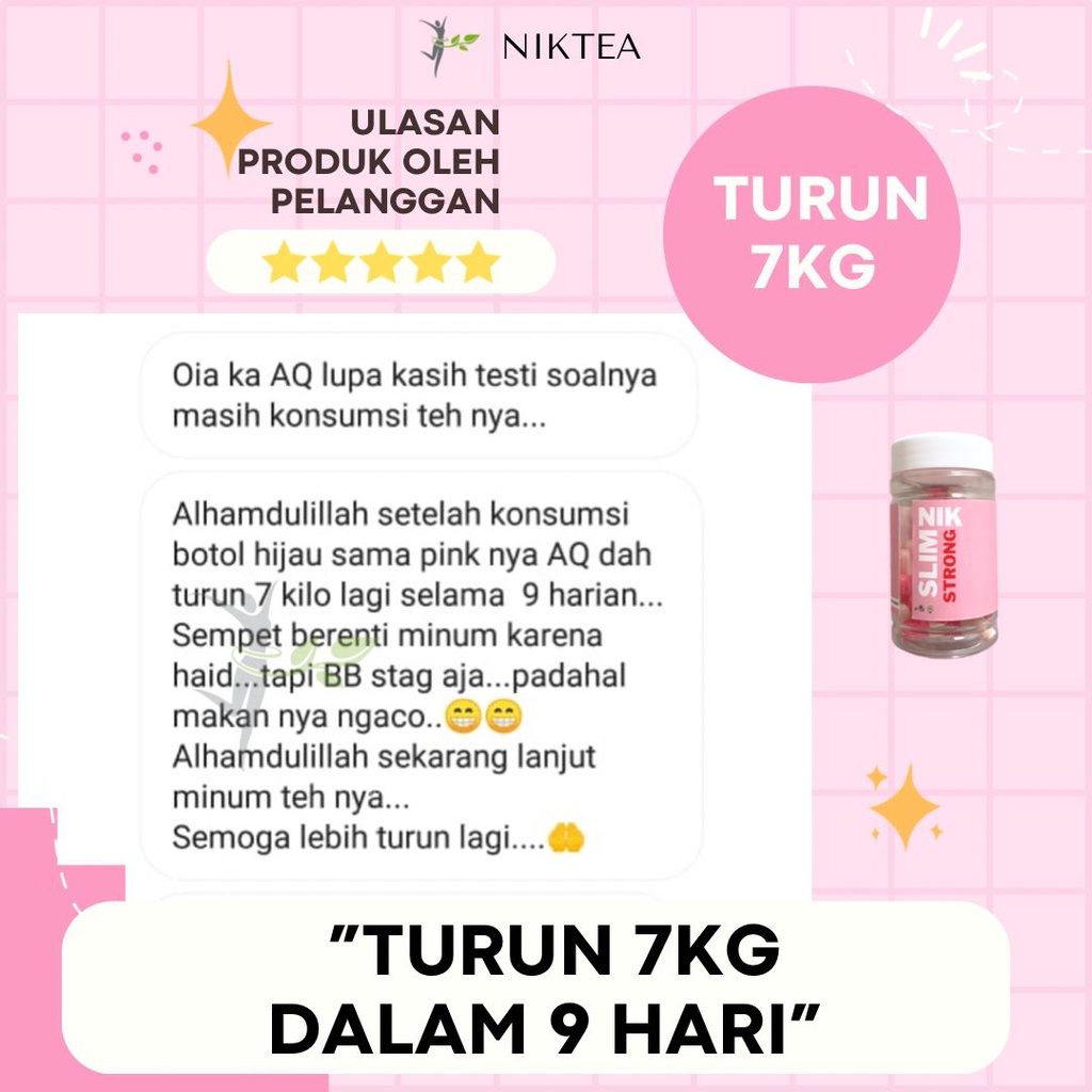 NIKSLIM STRONG Obat Diet Ampuh Dan Pelangsing Herbal Alami Jamu