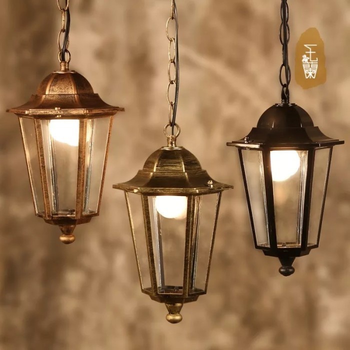 Lampu gantung Outdoor lampu hias klasik seri 178
