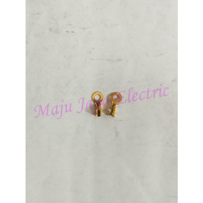 Skun Kabel Tembaga O Ring Bulat Terminal Cable Sekun Kuningan