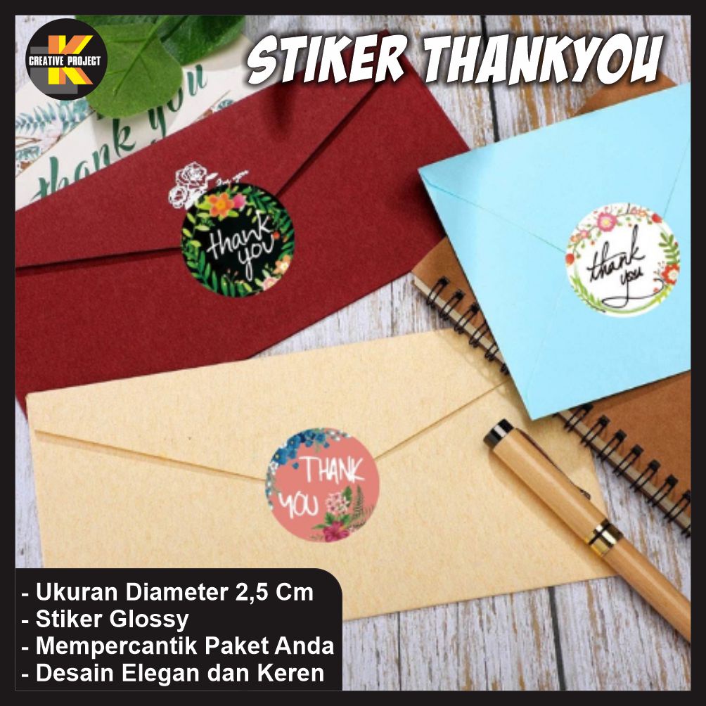 

STICKER THANK YOU/STICKER LABEL 2,5 CM