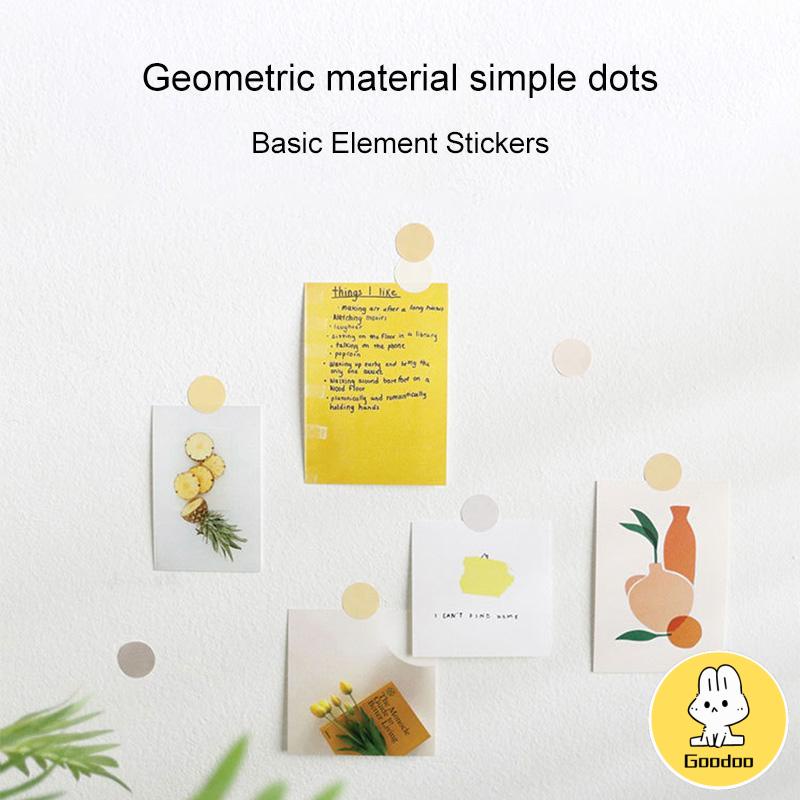 Stiker Label Index Dot Multifungsi Bisa Ditulis Untuk Dekorasi Diary / Scrapbook /Cetak Sticker Label Kemasan/Sticker Label Custom -Doo