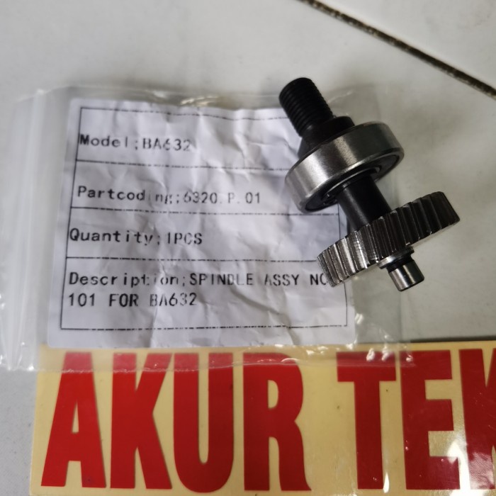 spindle assy as kepala bor + gigi Bor DOLIZ 10mm BA 632 DOLIZ ASLI