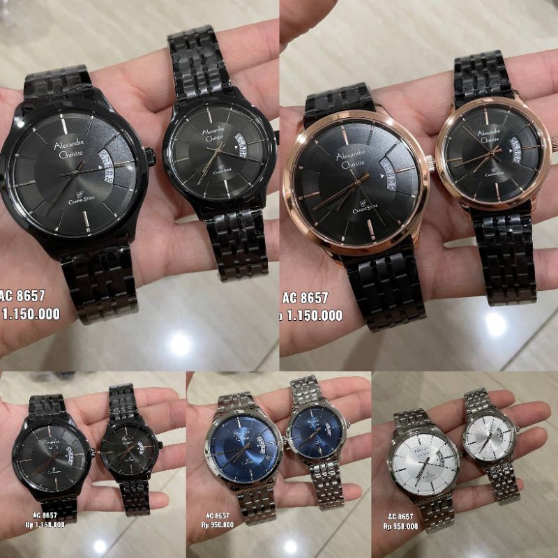 Jam Tangan Alexandre Christie Ac 8678 Original Free Box