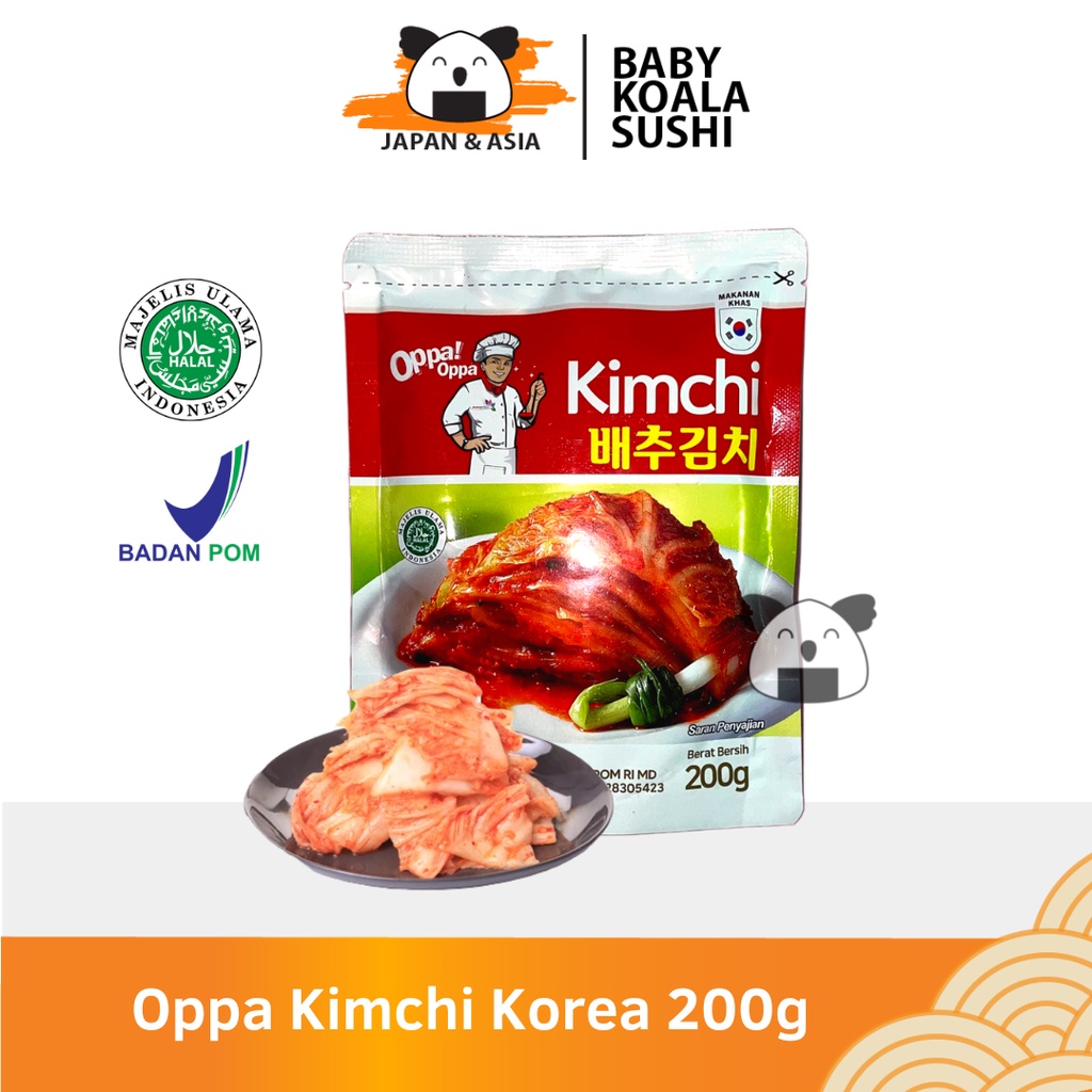 OPPA KIMCHI Sawi Fresh 200g Halal | Kimchi Korea