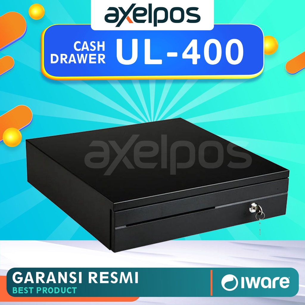 CASH DRAWER  LACI UANG KASIR IWARE UL 400 KONEKSI RJ11