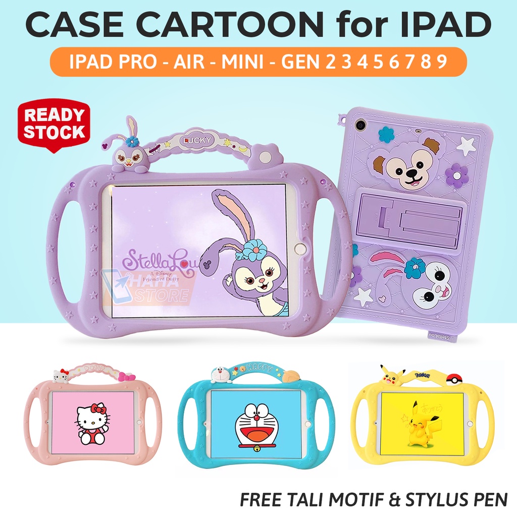 IPad Generasi 2 3 4 5 6 7 8 9 10.2 Mini Air Pro 9.7 10.5 11 12.9 2016 2017 2018 2019 2020 KIDS Soft 
