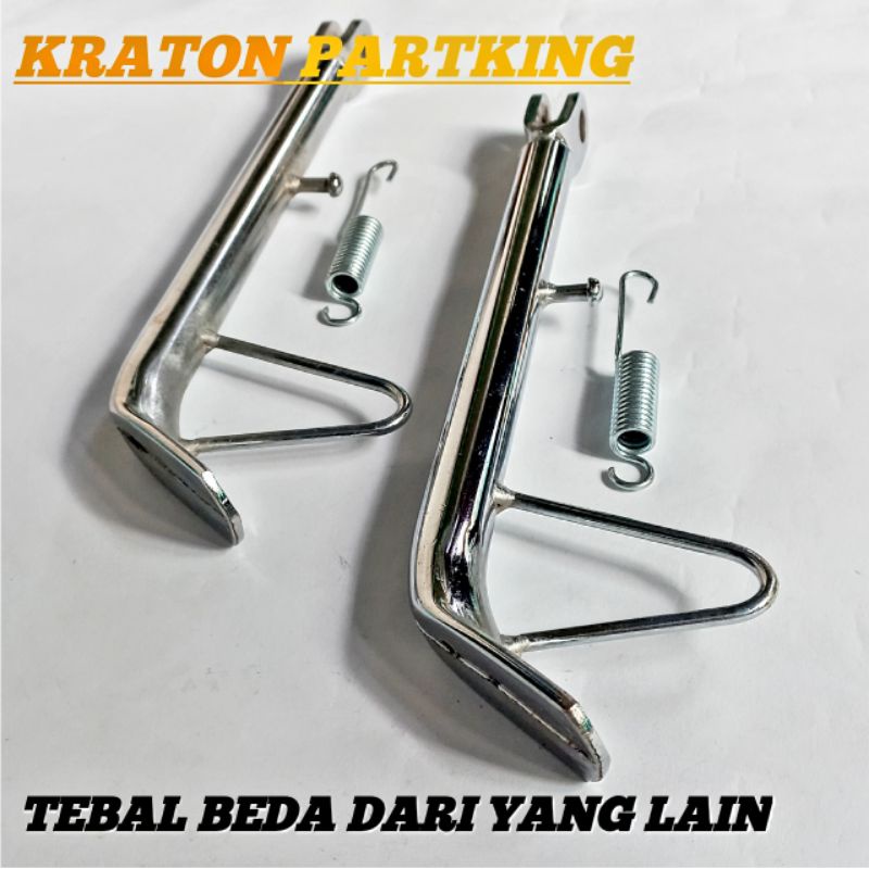 STANDART SAMPING TINGGI CHROME NINJA RX KING SCORPIO TEBAL