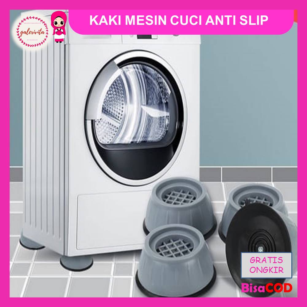 Kaki Mesin Cuci Anti Slip / Alas Kaki Mesin Cuci Kulkas / Alas Kaki Meja Karet