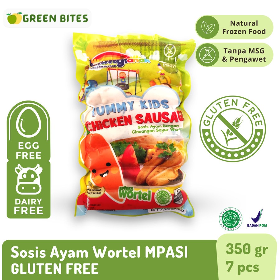 

PELANGI YUMMY KIDS Sosis Ayam Plus Wortel Halal Non Msg & Non Pengawet