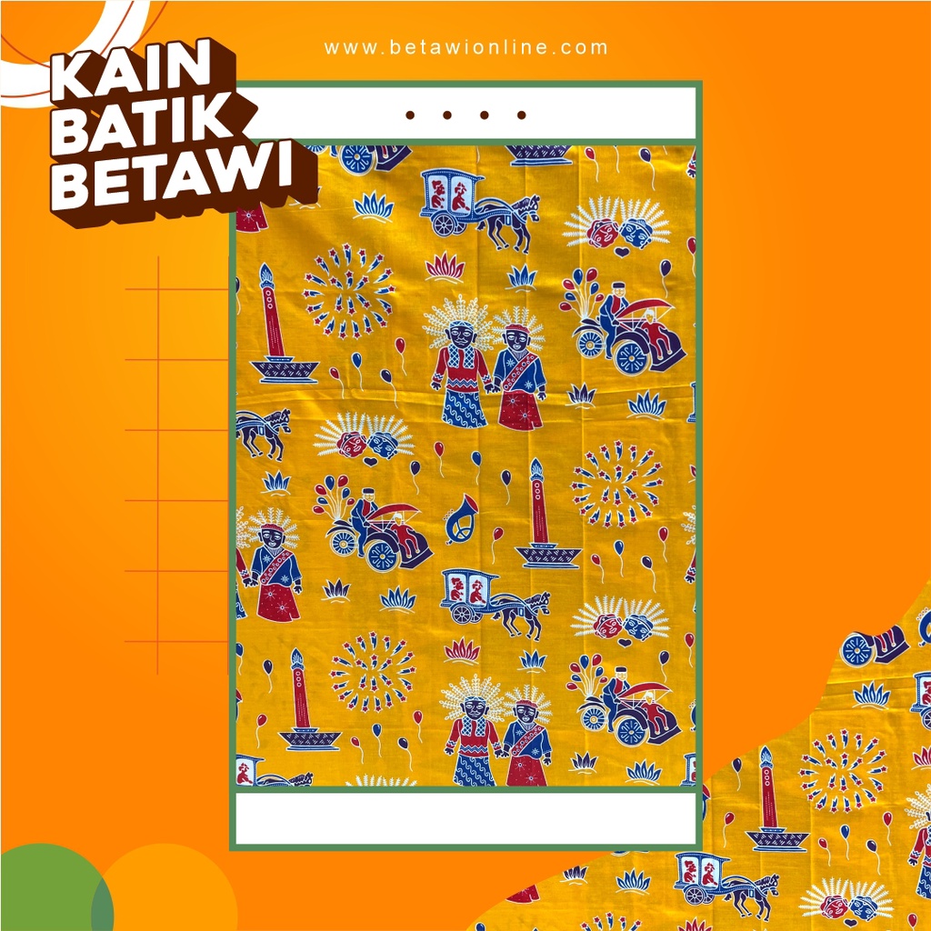 Image of Kain Batik Betawi / Batik Betawi / Sarung Batik Betawi #7