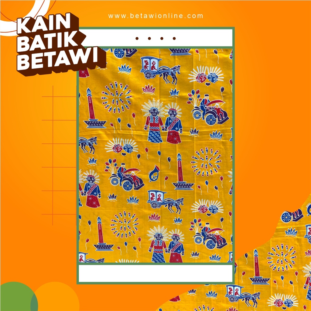 Kain Batik Betawi / Batik Betawi / Sarung Batik Betawi