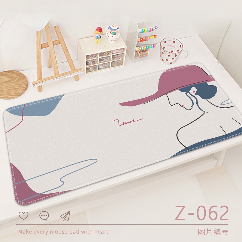 Mouse Pad Ukuran 80cm / 30cm / 0.3cm Tebal Untuk Meja Komputer