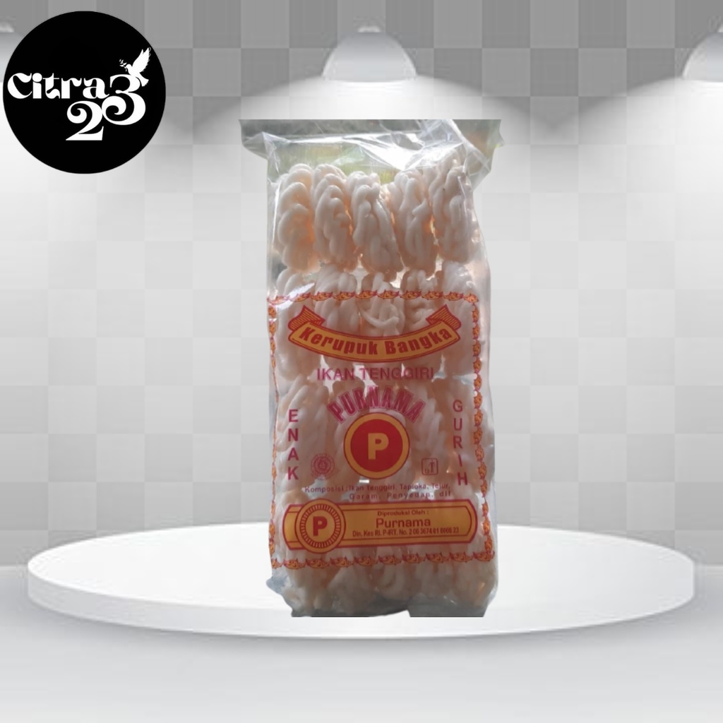 

KERUPUK BANGKA PURNAMA IKAN TENGGIRI - FAMILY PACK (20 Pcs) Gurih Nikmat !