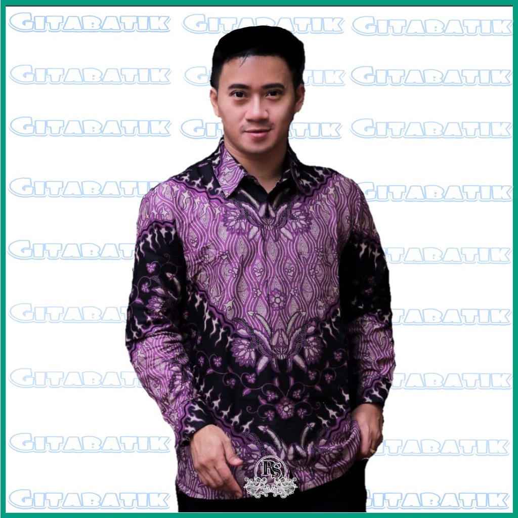 Batik Pria Kemeja Batik Lengan Panjang SIZE M L XL XXL XXXL