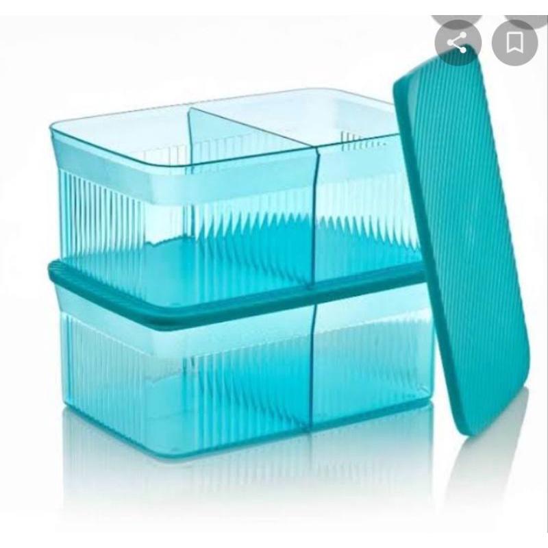 Toples kristal Tupperware /toples jajan tupperware / toples lebaran tupperware / snack it tupperware