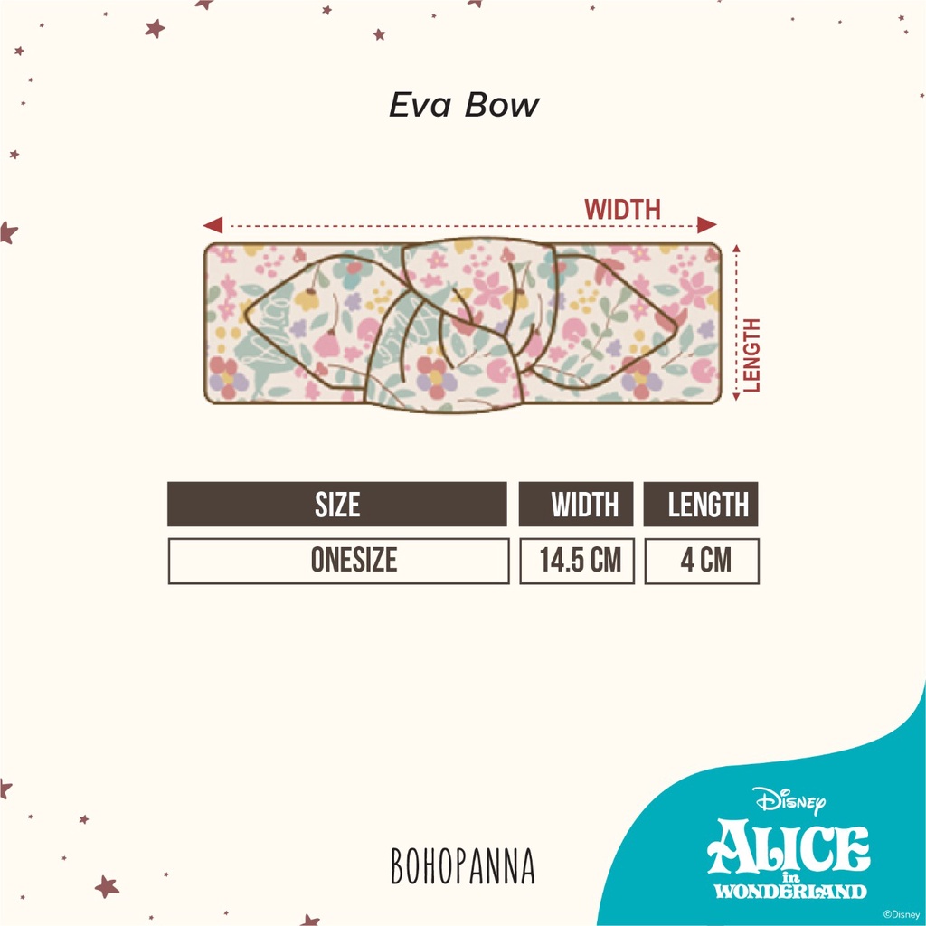 Bohopanna - Knot Bow &amp; Eva Bow Disney / Bando Bandana Bayi