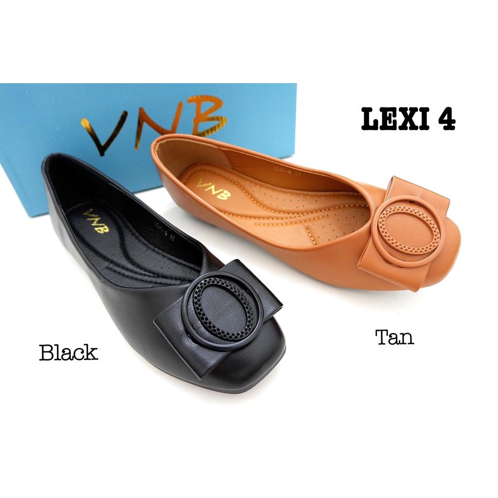 Sepatu flatshoes Wanita Wedges Kerja Import