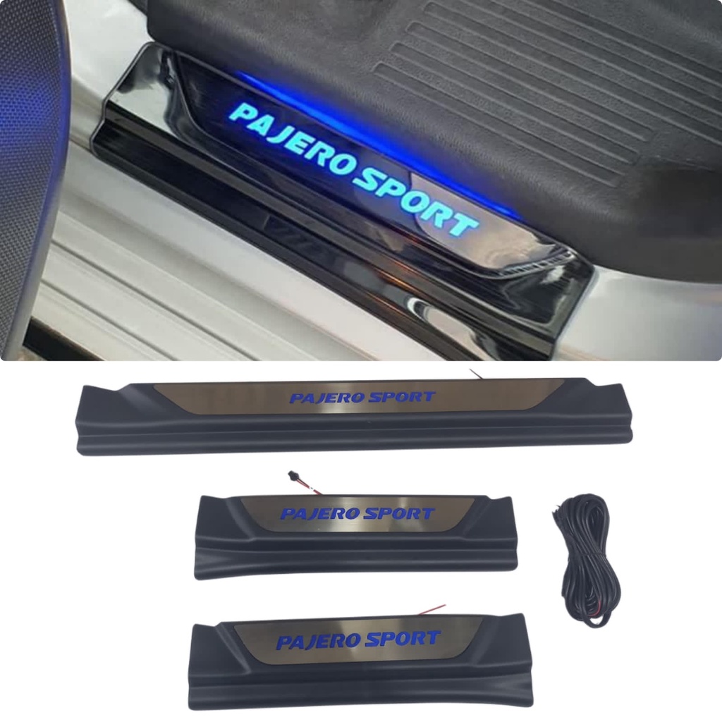 Sill Plate / Sillplate Samping All New Pajero Sport 2016 Up LED