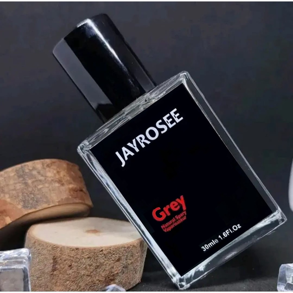 Parfum Pemikat Pasangan Parfum Grey Jayrosse Parfum pria tahan lama Parfum Pemikat wanita Parfum Joyrosse Grey Parfum pria tahan lama 30ml Jayrosee Grey Rouge Noah Luke Jayrosse-Jayrosse Grey 30ML