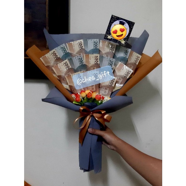 BUKET UANG / MONEY BOUQUET / KADO ULTAH / WISUDA / HADIAH UNIK