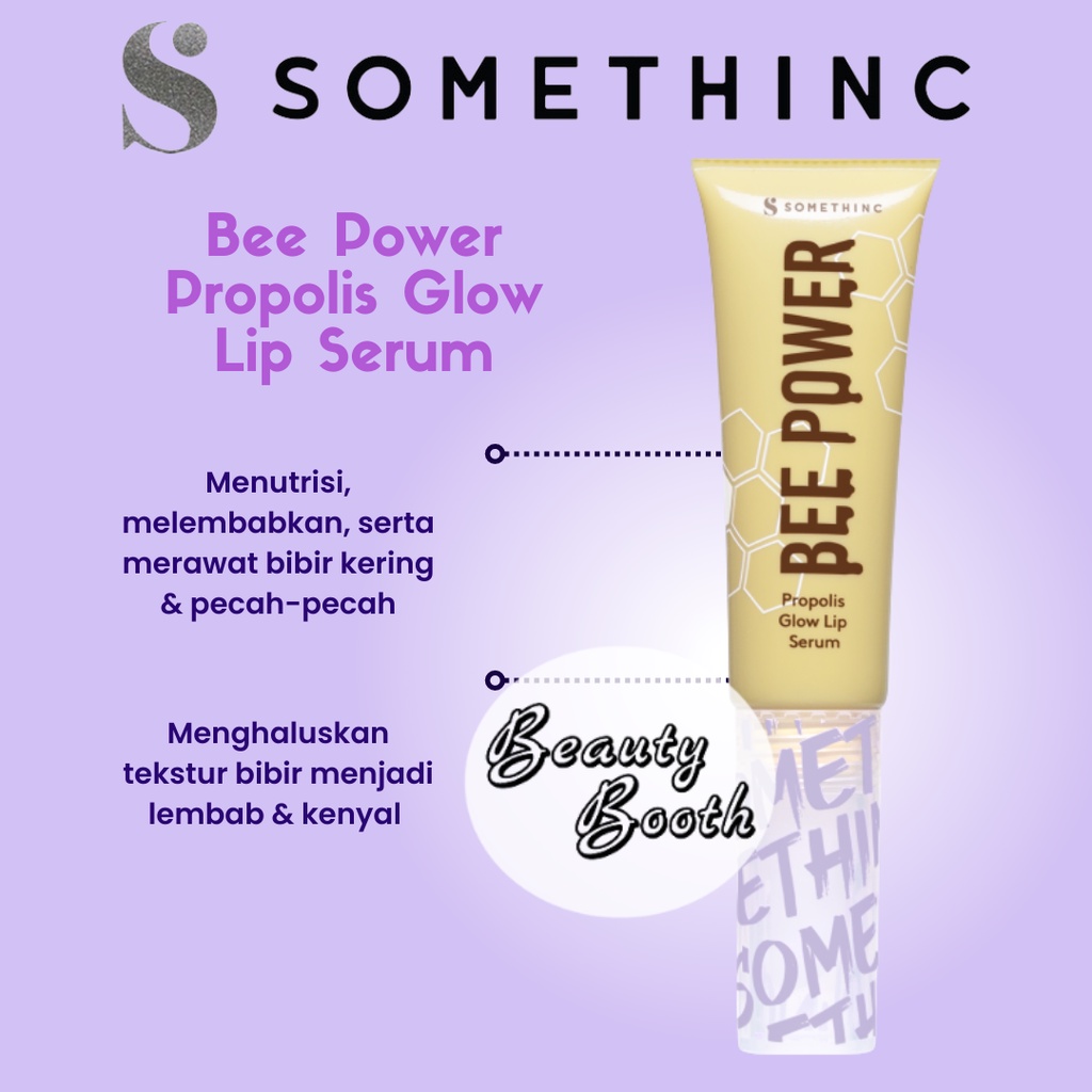 SOMETHINC Bee Power Propolis Glow Lip Serum | Serum Bibir