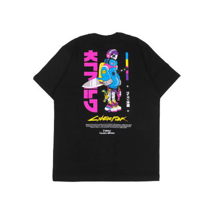 KREMLIN Electropunk Tshirt Kaos Hitam Kazuo Black_hf1579