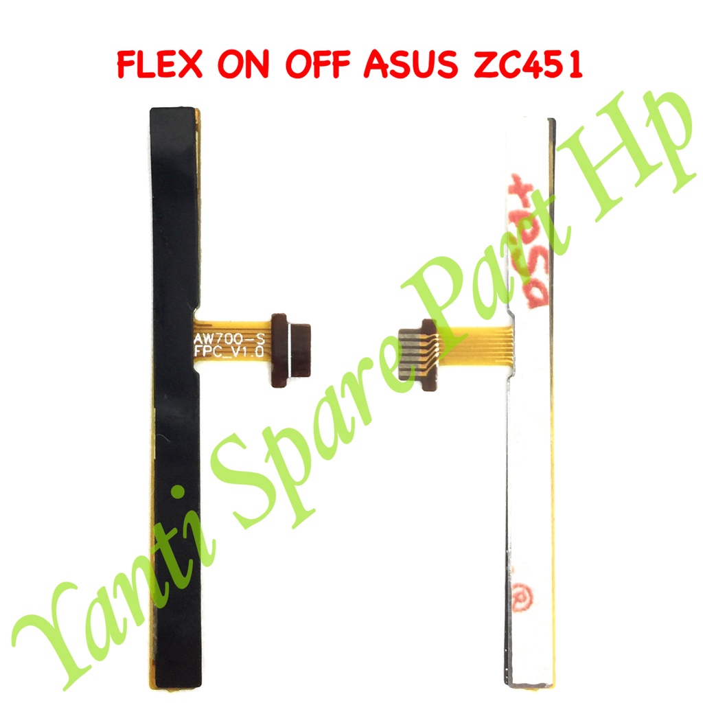 Flexible On Off Asus Zenfone C 4C ZC451 Z007 Original Terlaris New