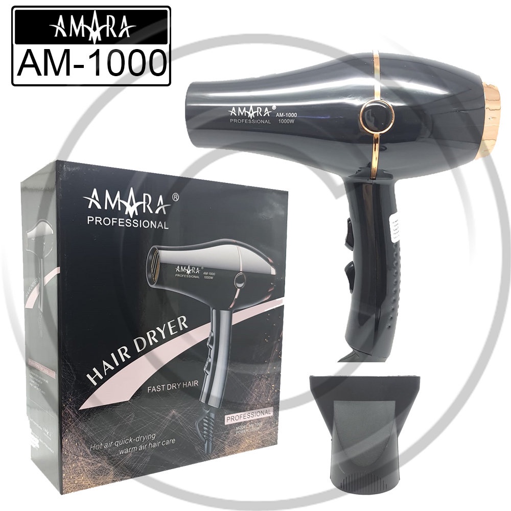 AMARA / HD AM-1000 / Hair dryer Elegance Fast Dry Hair / Pengering Rambut - CO