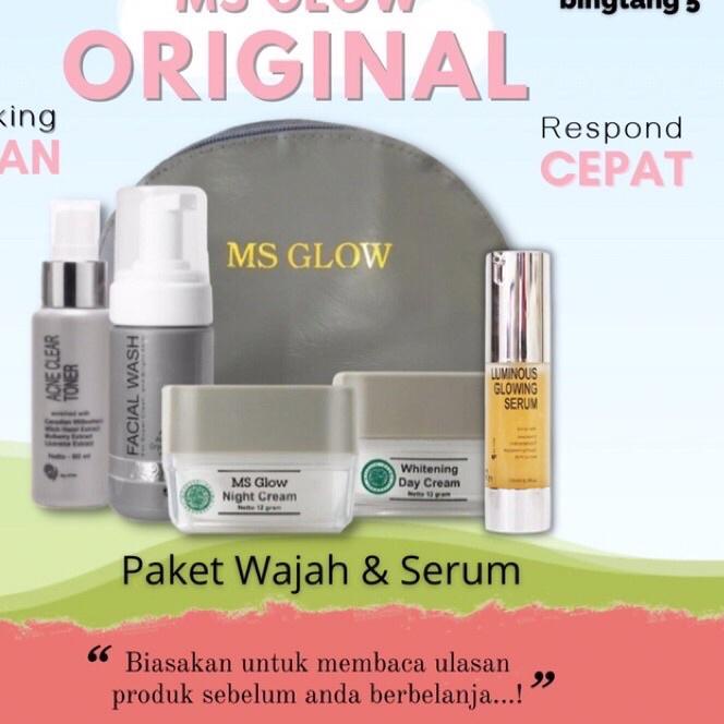 Jual Ms Glow Original Bare Paket Wajah Ms Glow Paket Ms Glow Acne