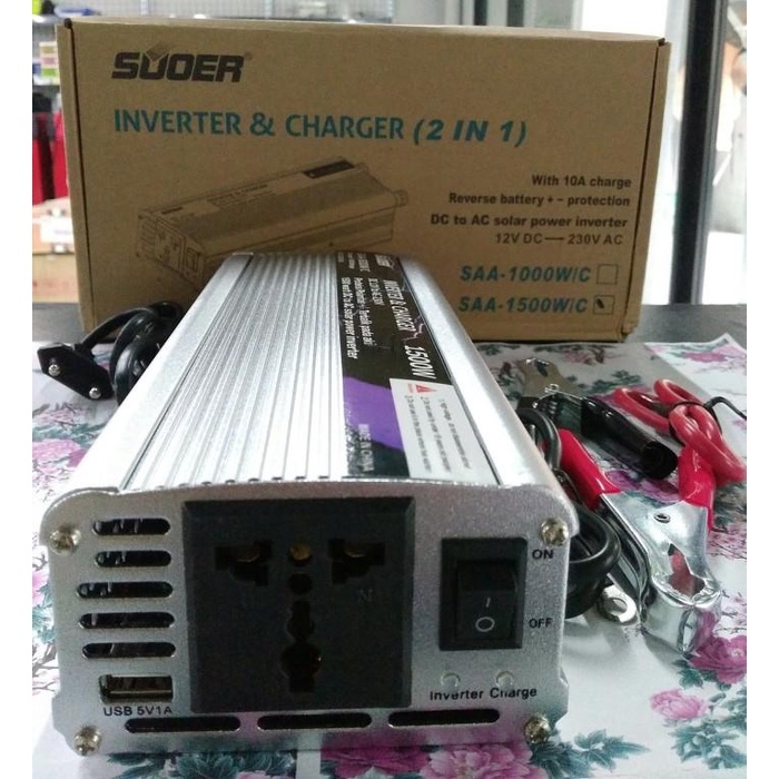 PROMO INVERTER DAN CHARGER SUOER 1500 WATT TERMURAH PROMO