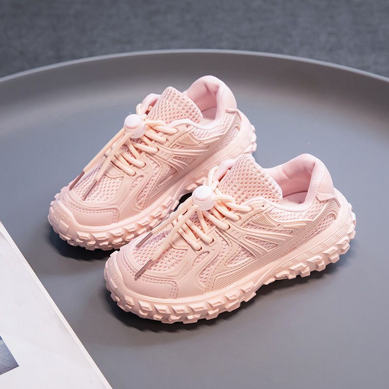 [GROSIR][COD] SEVEN_DAY SEPATU RAJUT SNEAKERS ANAK-ANAK UNTUK USIA 3-12 TAHUN BOY &amp; GIRL PINK WM2319