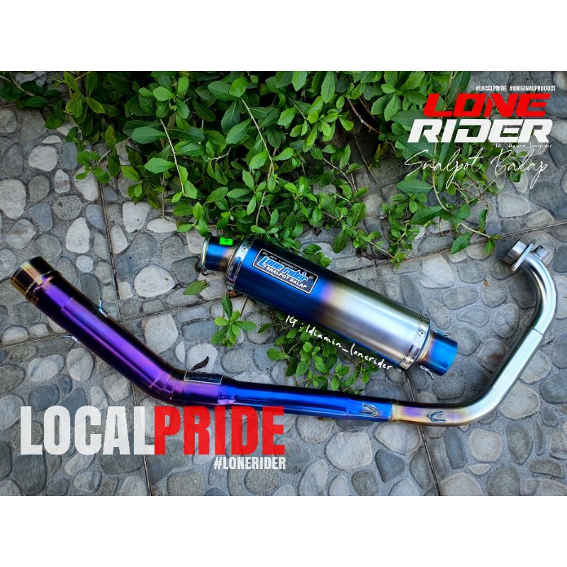 Knalpot LR Lone Rider Original - RR Pahe Gen 1 Sanblast - GSX 150 R
