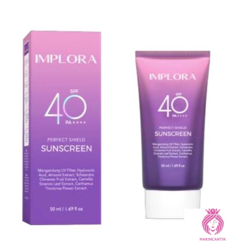 Implora Pefect Shield Sunscreen SPF 40/ Sunscreen Wajah / Sunblock