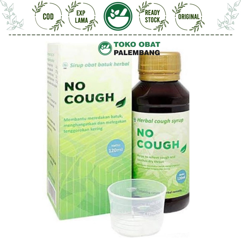 NO COUGH 120ML OBAT BATUK HERBAL COUGH SYRUP BATUK TENGGOROKAN KERING