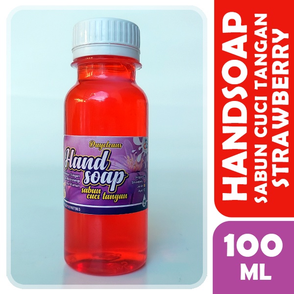 Contoh Produk Handsoap 100ml Hand wash atau Sabun Cuci Tangan Cair aroma buah-buahan