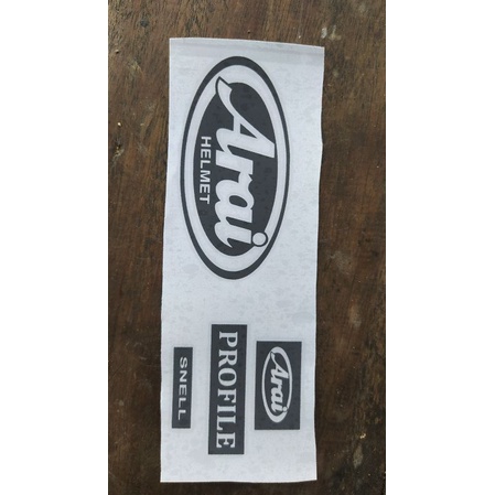 mall sticker repaint helm logo Arai Profile