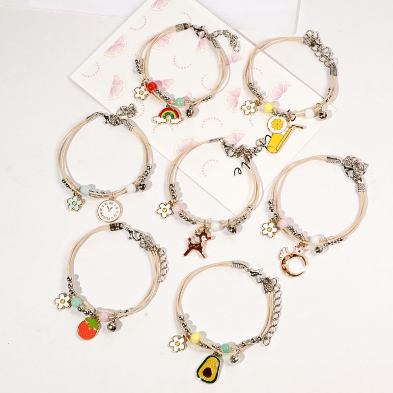 Gelang Tali Karakter Lucu Friendship Adjustable Bracelet Import