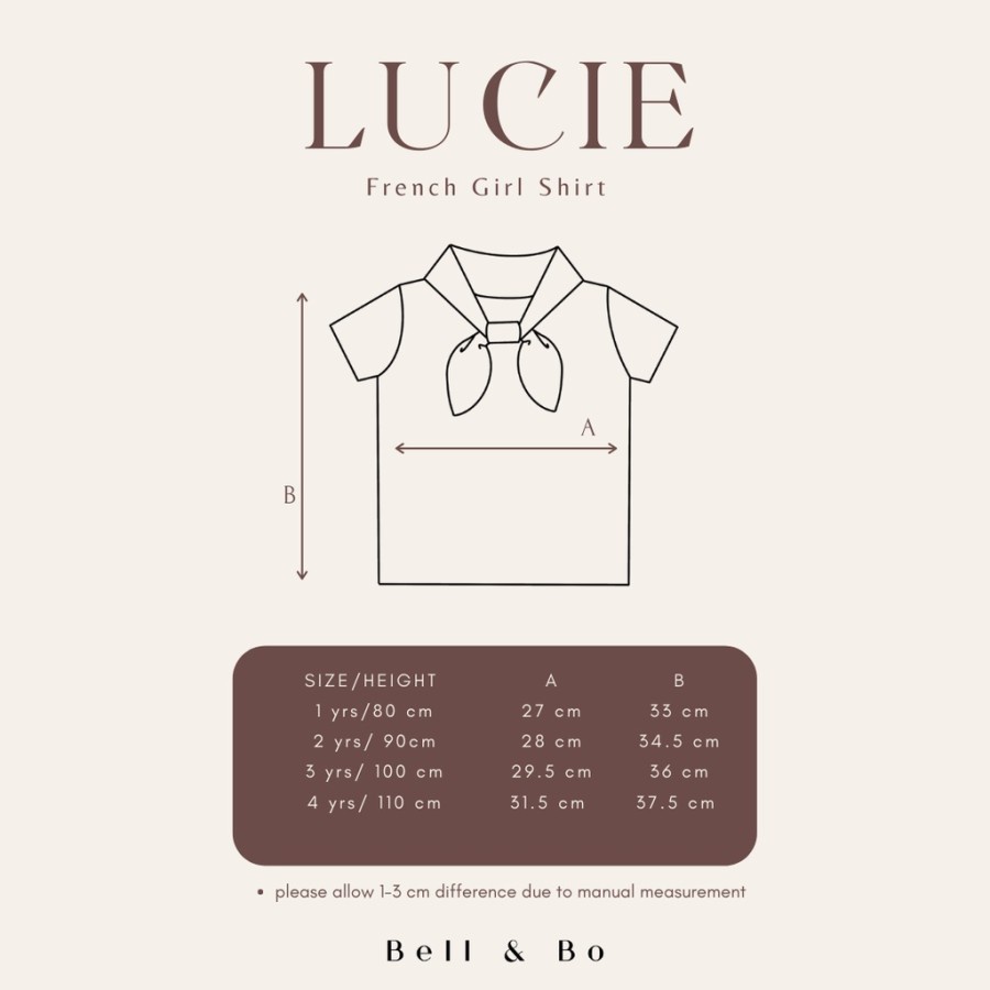 BELL &amp; BO LUCIE TOP / BLOUSE / ATASAN ANAK PEREMPUAN