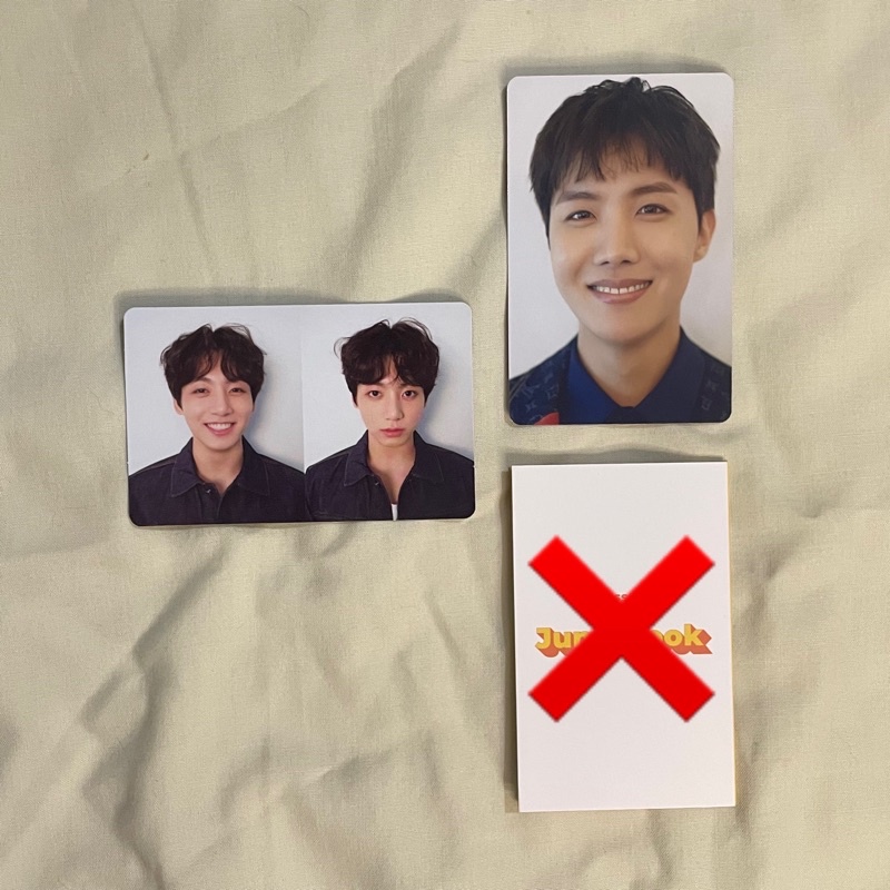 [READY STOCK] Photocard/PC BTS Jungkook/JK Love Yourself: Tear (R Ver.)/Dilan + j-hope/Hobi/Hoseok D