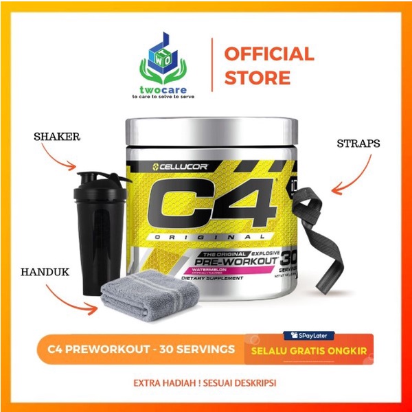 Cellucor C4 Original 30 Serving Pre Workout Preworkout Prewo Penambah Tenaga