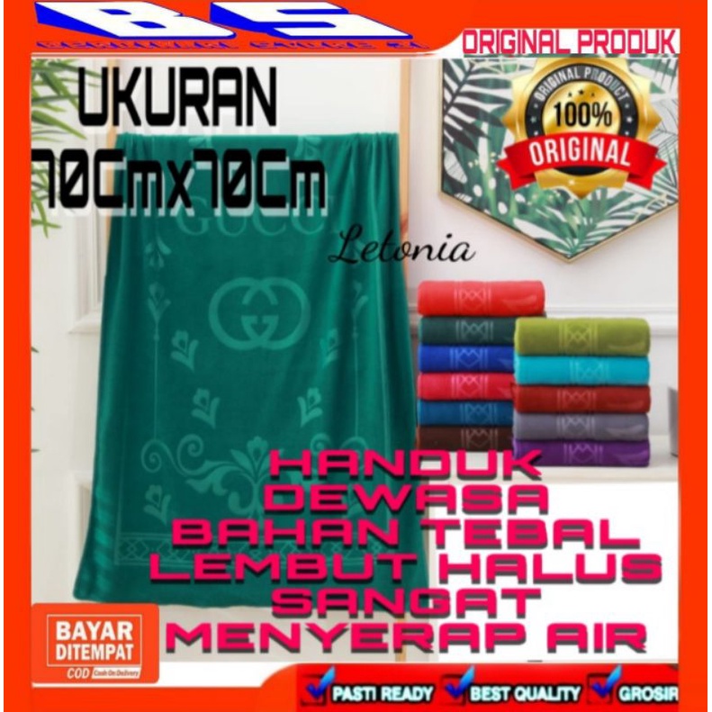 [BS] HANDUK MANDI DEWASA 70X140/HANDUK TRAVEL/HANDUK GUCCI LEMBUT LEMBUT MENYERAP AIR
