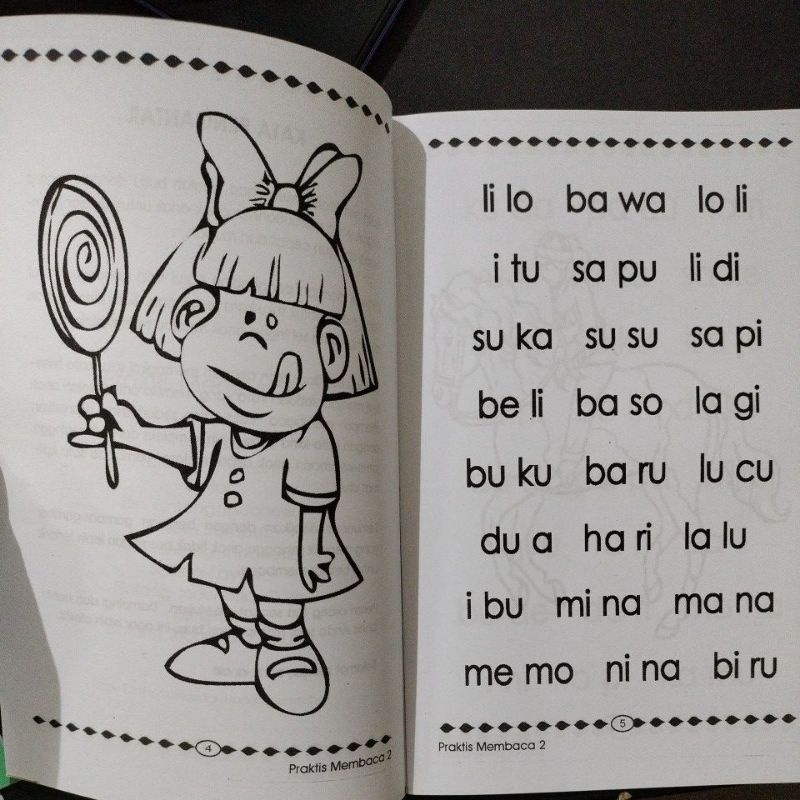 buku praktis membaca untuk tk &amp;sd jilid 1-4  32 halaman